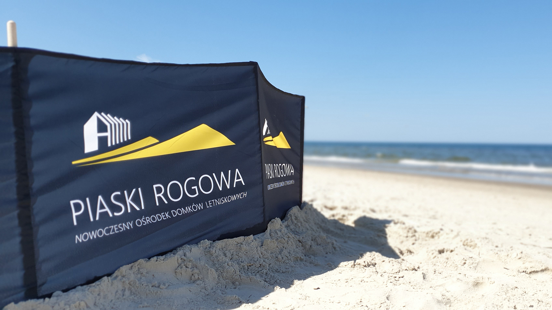 sygnet Piaski Rogowa, domki + piasek, wydmy
